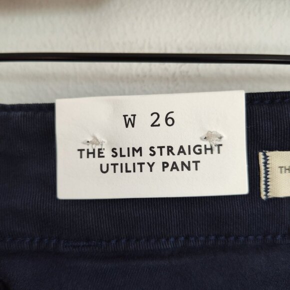 Ladies SZ 26 Madewell Deep Indigo Utility Pant - Picture 7 of 8